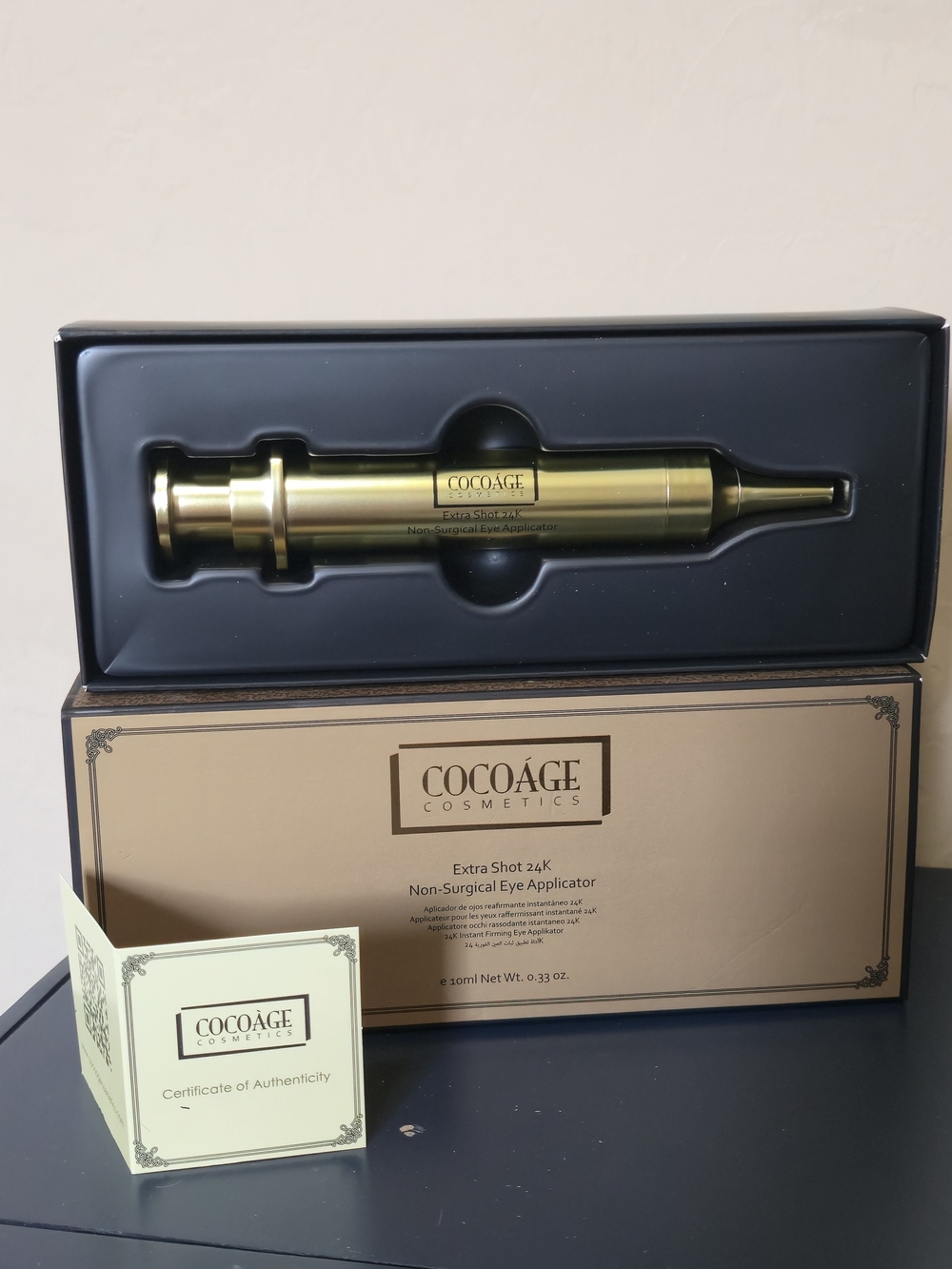 Cocoage Extra Shot 24K Non-Surgical Eye Applicator NIB, NEW
